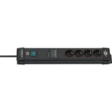 Brennenstuhl Regleta Premium-Line de 4 tomas negro