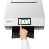 Canon PIXMA TS8751 Inyección de tinta A4 4800 x 1200 DPI Wifi, Impresora multifuncional blanco, Inyección de tinta, Impresión a color, 4800 x 1200 DPI, Copia a color, A4, Blanco