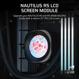 Corsair NAUTILUS RS LCD-Modul, Pantalla negro