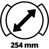 EINHELL CE-CB 18/254 Li-Solo, Autopulidora a batería rojo/Negro, Sin cargador ni batería