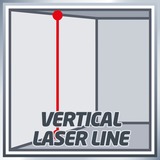 Einhell TE-LL 360, Láser de líneas cruzadas negro/Rojo