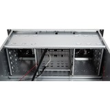 Inter-Tech 4U 40248 Estante Negro, Gris, Servidor de vivienda negro, Estante, Servidor, Negro, Gris, ATX, micro ATX, Mini-ATX, Mini-ITX, SSI CEB, Acero, Alarma, Unidad de disco duro, Red, Poder