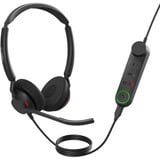 Jabra Engage 50 II Auriculares Alámbrico Diadema Oficina/Centro de llamadas USB Type-C / USB Type-A Negro, Auriculares con micrófono negro, Alámbrico, Oficina/Centro de llamadas, 152 g, Auriculares, Negro