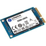 Kingston KC600 mSATA 256 GB Serial ATA III 3D TLC, Unidad de estado sólido 256 GB, mSATA, 550 MB/s, 6 Gbit/s