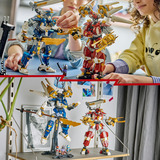 LEGO Ninjago Los Mechas Titanes Gemelos, Juegos de construcción 