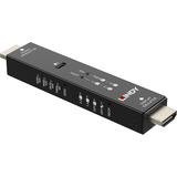 Lindy Generador de Señal y Emulador de Pantalla HDMI 4K60, Adaptador negro