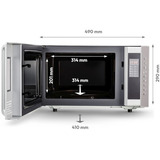 Medion MD17495, Microondas plateado