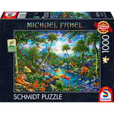 Schmidt Spiele Michael Fishel: Paraíso isleño, Puzzle 