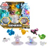 Spin Master Bakugan Evolutions, Pack de la colección Bakugan Genesis, 2 figuras de acción Bakugan que se iluminan, 4 Bakugan especiales, 2 Nanogan, 8 cartas Bakugan y 4 baku-núcleos, juguetes para niños a partir de 6 años, Juego de destreza Bakugan Evolutions, Pack de la colección Genesis, 2 figuras de acción que se iluminan, 4 especiales, 2 Nanogan, 8 cartas y 4 baku-núcleos, juguetes para niños a partir de 6 años, Disco volador con lanzador, 6 año(s), Necesita pilas