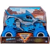 Spin Master MONSTER JAM - MONSTER TRUCK MEGALODON OFICIAL - Coches de Juguetes de Metal Escala 1:24 - 6066675 - Coches para Niños - Juguetes Niños 3 Años, Vehículo de juguete Monster Jam - MONSTER TRUCK MEGALODON OFICIAL - Coches de Juguetes de Metal Escala 1:24 - 6066675 - Coches para Niños - Juguetes Niños 3 Años, Monster truck, 3 año(s), Metal, Plástico, Azul