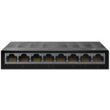 TP-Link LS1008G No administrado Gigabit Ethernet (10/100/1000) Negro, Interruptor/Conmutador negro, No administrado, Gigabit Ethernet (10/100/1000), Montaje de pared