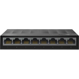 TP-Link LS1008G No administrado Gigabit Ethernet (10/100/1000) Negro, Interruptor/Conmutador negro, No administrado, Gigabit Ethernet (10/100/1000), Montaje de pared