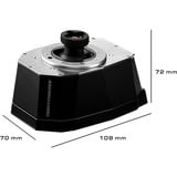Thrustmaster AVA Base Base de vuelo, Base del joystick negro, Base de vuelo, Negro, Metal, Digital Combat Simulator, X-Plane 11/12, Microsoft Flight Simulator 2020, 1 pieza(s)