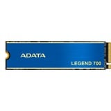 ADATA LEGEND 700 512 GB M.2 PCI Express 3.0 NVMe 3D NAND, Unidad de estado sólido azul/Dorado, 512 GB, M.2, 2000 MB/s