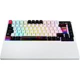 ASUS ROG Azoth X teclado Juego USB + RF Wireless + Bluetooth QWERTZ Blanco, Teclado para gaming blanco, Inalámbrico y alámbrico, USB + RF Wireless + Bluetooth, Interruptor mecánico, QWERTZ, LED RGB, Blanco