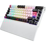 ASUS ROG Azoth X teclado Juego USB + RF Wireless + Bluetooth QWERTZ Blanco, Teclado para gaming blanco, Inalámbrico y alámbrico, USB + RF Wireless + Bluetooth, Interruptor mecánico, QWERTZ, LED RGB, Blanco
