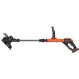 BLACK+DECKER Recortadora de césped a batería STC1820EPC, 18Volt, Cortabordes naranja/Negro