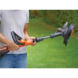 BLACK+DECKER Recortadora de césped a batería STC1820EPC, 18Volt, Cortabordes naranja/Negro