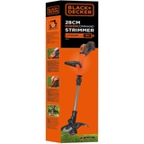 BLACK+DECKER Recortadora de césped a batería STC1820EPC, 18Volt, Cortabordes naranja/Negro