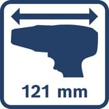 Bosch Llave de impacto a batería GDR 18V-215 Professional solo, 18Volt, Tornillo de percusión azul