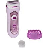 Braun Silk-épil 5 LS5100 Recortadora Rosa, Ladyshaver rosa, Máquina de afeitar de rotación, Rosa, Batería, 1 pieza(s)