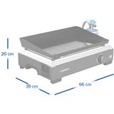 Campingaz 2226575, Placa de la parrilla negro/Acero fino