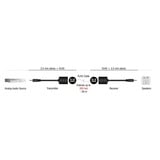 DeLOCK Extensor de audio estéreo RJ-45 hembra > jack de 3,5 mm, Cat.5, Adaptador negro