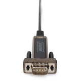Digitus Adaptador USB tipo C™ serial, Cable negro, Negro, 1 m, DB-9, Macho, Macho, China