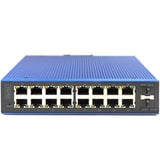 Digitus Gigabit Ethernet gestionado L2 industrial 16+2 puertos, Interruptor/Conmutador 