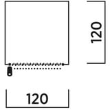 Easy Camp Tienda emergente para cambiarse / ducha Vik Utility Tent, Tienda de campaña gris