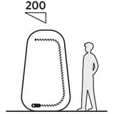 Easy Camp Tienda emergente para cambiarse / ducha Vik Utility Tent, Tienda de campaña gris