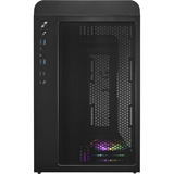 FSP  S380-BA bk, Cajas de torre negro, Micro Torre, PC, Negro, micro ATX, Mini-ITX, SPCC, Vidrio templado, Juego