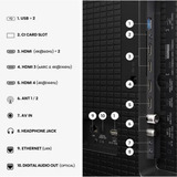 Hisense 100E7DS PRO televisor Hi-QLED, TV QLED negro/Gris oscuro