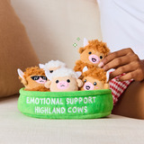 Just Play Vacas Highland de apoyo emocional, Peluches 