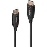 Lindy Cable híbrido de fibra óptica HDMI 2.1 8K60 negro