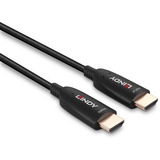 Lindy Cable híbrido de fibra óptica HDMI 2.1 8K60 negro