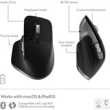 Logitech MX Master 3S for Mac ratón Oficina mano derecha Bluetooth Laser 8000 DPI grafito, mano derecha, Laser, Bluetooth, 8000 DPI, Gris