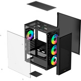 Ocypus Gamma C50 ARGB, Cajas de torre negro