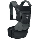 Osprey Poco Soft LT Portabebés , Mochila negro/Gris