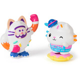 Spin Master Gabby's Dollhouse: The Movie, Cakey Cat y Cookie Bobby, figuras de juguete con 2 accesorios, juguetes para niños y niñas a partir de 3 años, Muñecos Gabby's Dollhouse : The Movie, Cakey Cat y Cookie Bobby, figuras de juguete con 2 accesorios, juguetes para niños y niñas a partir de 3 años, 3 año(s), Multicolor
