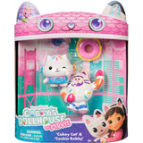Spin Master Gabby's Dollhouse: The Movie, Cakey Cat y Cookie Bobby, figuras de juguete con 2 accesorios, juguetes para niños y niñas a partir de 3 años, Muñecos Gabby's Dollhouse : The Movie, Cakey Cat y Cookie Bobby, figuras de juguete con 2 accesorios, juguetes para niños y niñas a partir de 3 años, 3 año(s), Multicolor