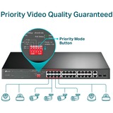 TP-Link TL-SL1226P switch No administrado Gigabit Ethernet (10/100/1000) Energía sobre Ethernet (PoE) 1U Gris, Interruptor/Conmutador negro, No administrado, Gigabit Ethernet (10/100/1000), Energía sobre Ethernet (PoE), Montaje en rack, 1U