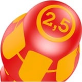 Wera 160 i/168 i/6 Juego de destornilladores Kraftform Plus Serie 100 + soporte rojo/Amarillo