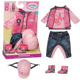 ZAPF Creation BABY born® Conjunto de equitación 43cm, Accesorios para muñecas 