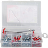 fischer 541107, Pasador gris claro/Rojo