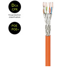goobay Cable de red Cat.7a S/FTP (PiMF) Dca naranja