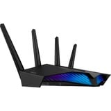 ASUS RT-AX5400 router inalámbrico Gigabit Ethernet Doble banda (2,4 GHz / 5 GHz) Negro, Enrutador de malla negro, Wi-Fi 6 (802.11ax), Doble banda (2,4 GHz / 5 GHz), Ethernet, Negro, Router de sobremesa