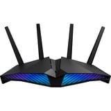 ASUS RT-AX5400 router inalámbrico Gigabit Ethernet Doble banda (2,4 GHz / 5 GHz) Negro, Enrutador de malla negro, Wi-Fi 6 (802.11ax), Doble banda (2,4 GHz / 5 GHz), Ethernet, Negro, Router de sobremesa