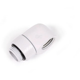Alphacool Conector en L giratorio Eiszapfen G1/4 AG a G1/4 IG - White, Conexión blanco