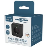 Ansmann Countdown-Steckdose AES 1.4, Temporizador negro